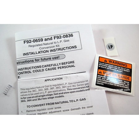 White-Rodgers F92-0659 Natural To Regulated Lp F92-0659